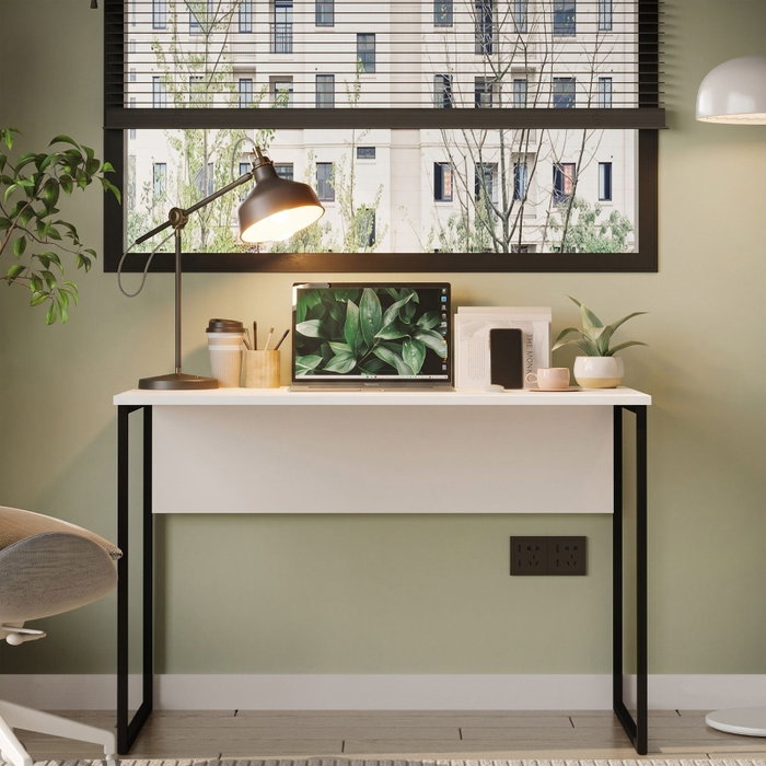 Hanah Home Nor2-W Escritorio de Estudio Blanco